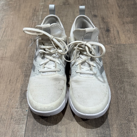 Adidas Men's White and Gray Sneakers - Picture 2 of 5